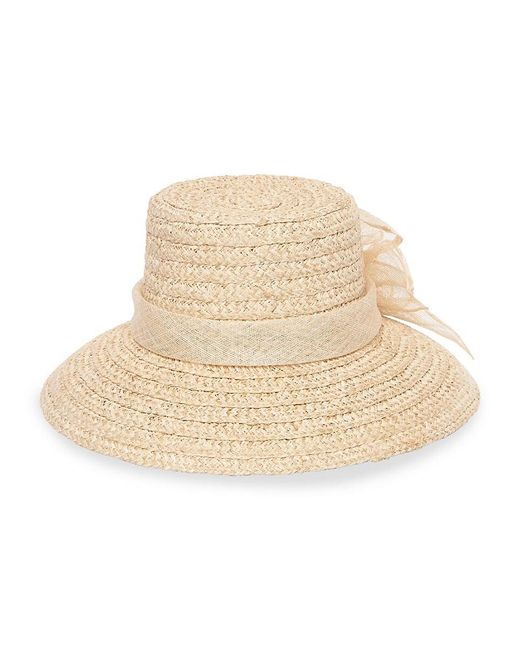 San Diego Hat Natural Sinamay Straw Bucket Hat