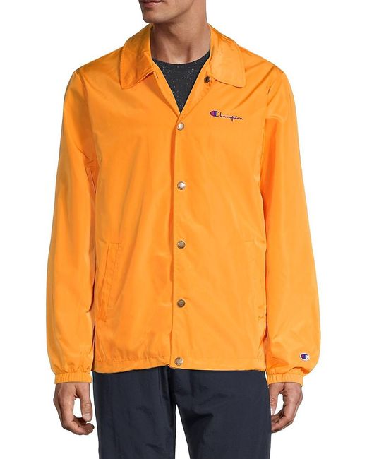 champion black coach jacket