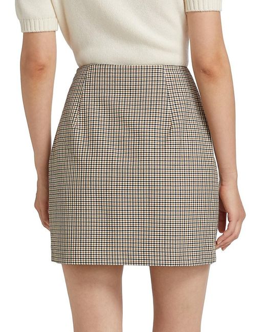 Toccin Multicolor Maris Plaid Miniskirt