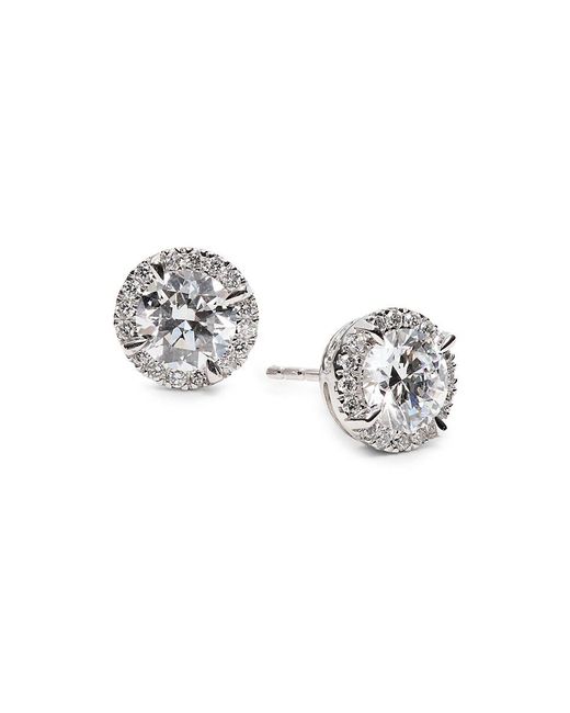 Saks Fifth Avenue Metallic 14K 1.45 Tcw Lab-Grown Diamond Stud Earrings