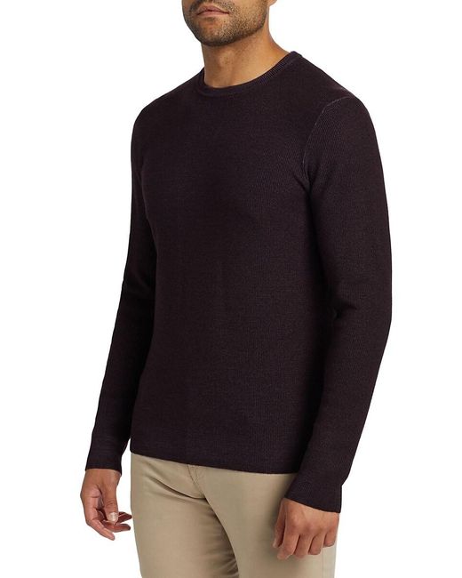 Saks Fifth Avenue Blue Collection Garment-Dyed Crewneck Sweater for men