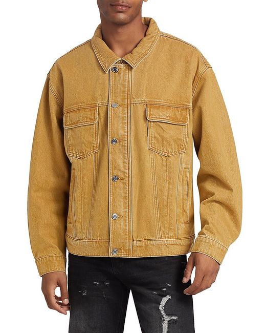RTA Natural Danny Vintage Denim Jacket for men