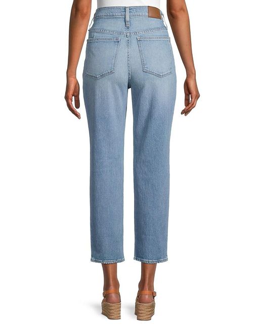 Madewell Denim Classic Straight Cropped 