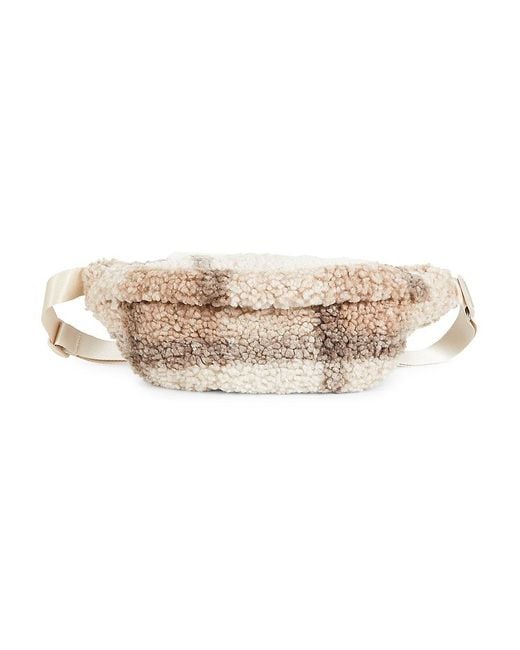Faux fur belt bag cheap