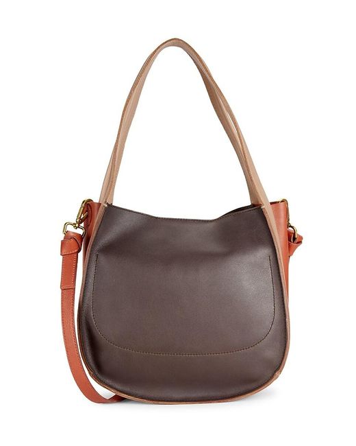 Madewell Sydney Leather Shoulder Bag in Brown Lyst