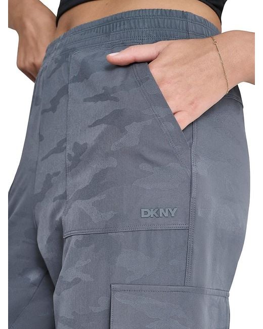 DKNY Blue Camo Print Joggers
