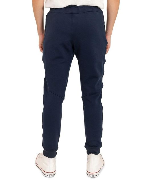 PINOPORTE Blue Solid Joggers for men
