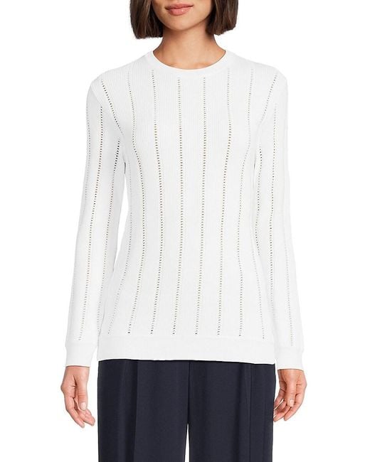Valentino White Crewneck Sweater