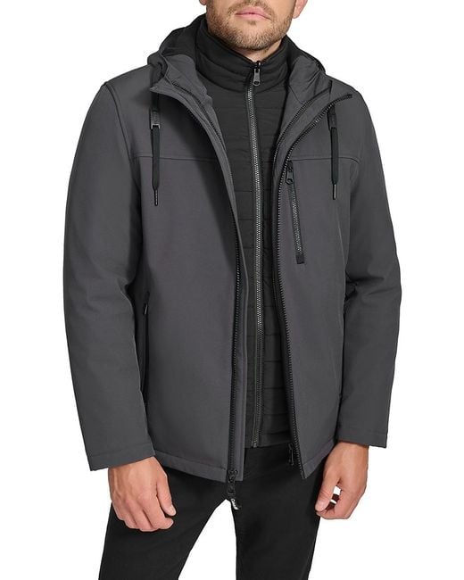 Calvin Klein Gray 3-In-1 Systems Jacket for men