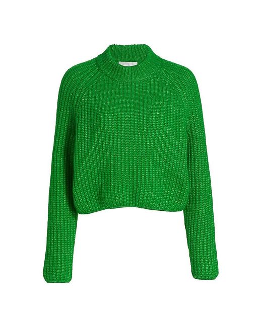 Design History Green Shaker-stitch Sweater
