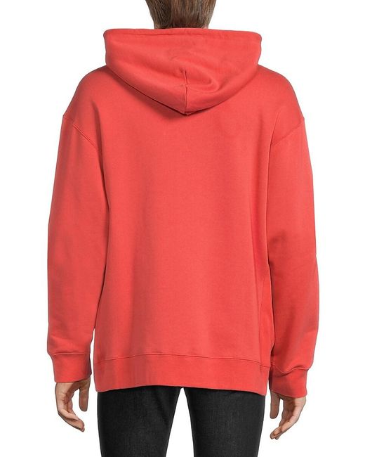 Opening Ceremony Red Graphic Hoodie for men