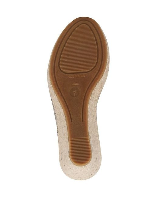 Andre Assous White Catarina Leather Wedge Espadrille Sandals