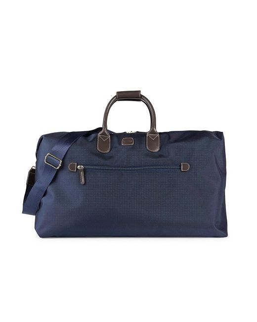 Bric's Siena 22" Leathertrim Carryon Duffel Bag in Blue Lyst