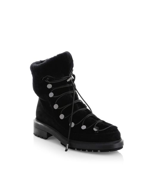 aquatalia lorena shearling boots