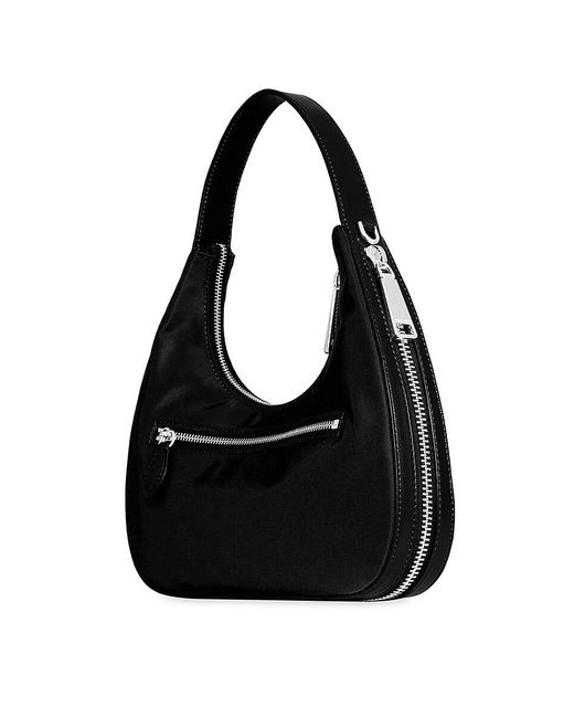 Rebecca Minkoff Black City Nylon Two Way Hobo Bag