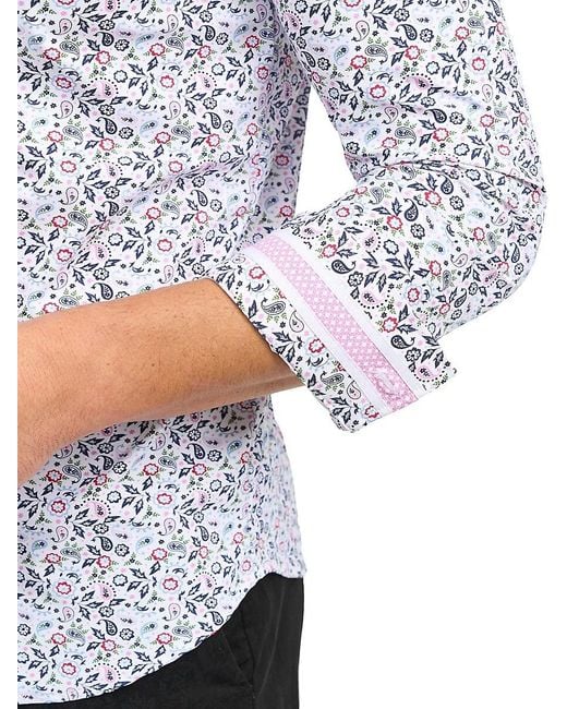 Robert Graham Gray Avalos Printed Shirt for men