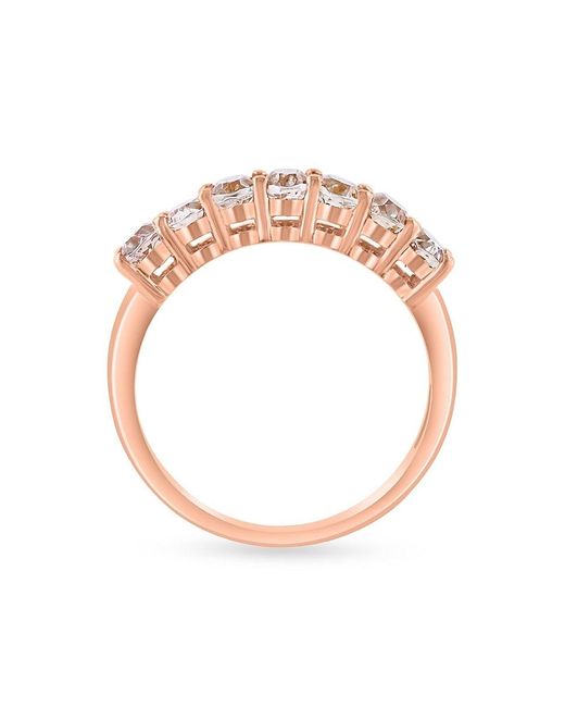 Effy ENY Pink 14K Rose Goldplated Sterling & Morganite Ring