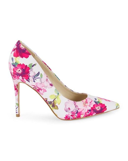 Nine West Pink Fresh 102Mm Floral Pumps