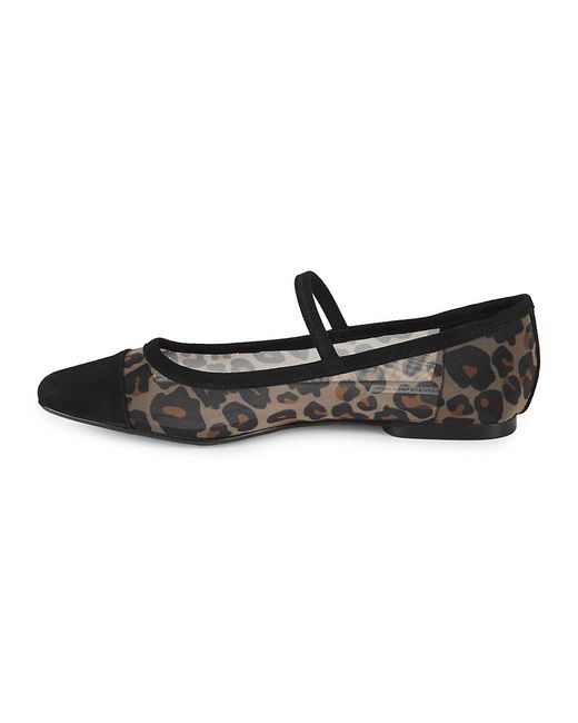 Saks Fifth Avenue Black Harper Mary Jane Flats