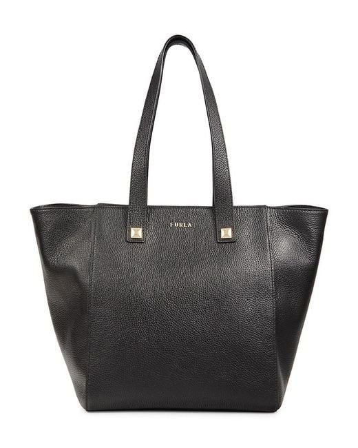 Furla Afrodite Leather Tote in Black Lyst Australia