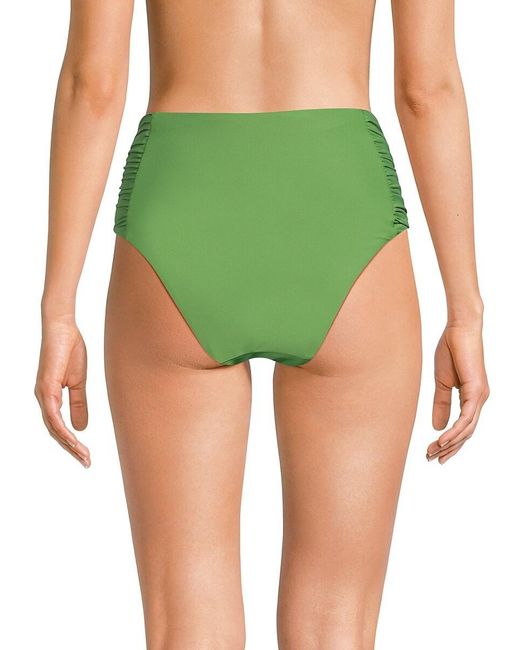 Hutch Green Soma Ruched Bikini Bottom