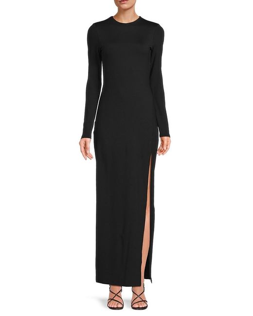 Multicolor One Shoulder Maxi Dress with Side Slit for Women - Luisa