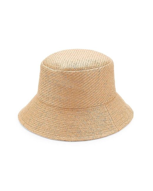 Vince Camuto Natural Textured Bucket Hat