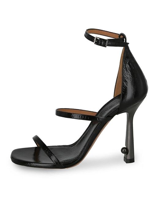 Off-White c/o Virgil Abloh Black Lollipop 100mm Strappy High-heel Sandals