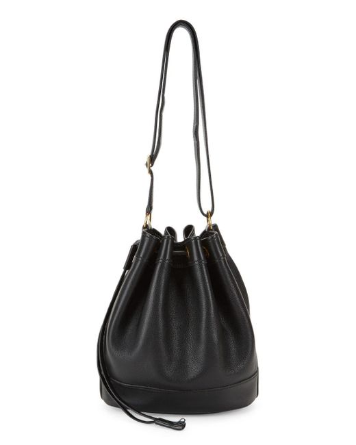 Hermès Black Vintage Gulliver Leather Bucket Bag