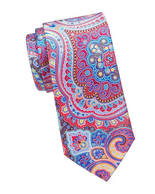 Robert Graham Blue Persian Silk Tie for men
