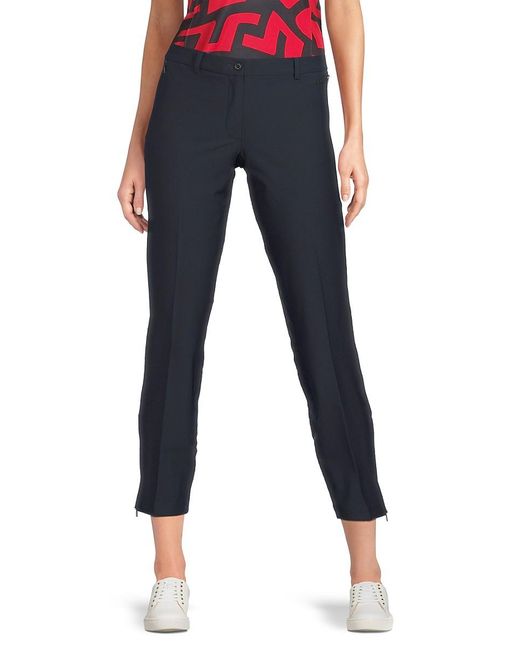 J.Lindeberg Blue J. Lindeberg Pia Solid Cropped Pants