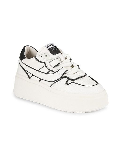 Ash Multicolor 51Mm Leather Platform Sneakers