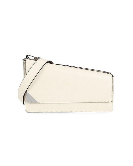 Calvin Klein Brown Basalt Solid Crossbody Bag