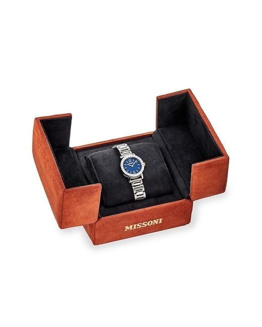 Missoni Blue Estate 27mm Stainless Steel Bracelet Watch