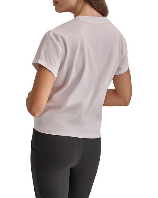 DKNY Black Logo Cotton T-Shirt
