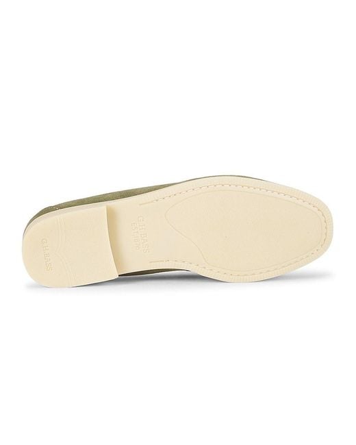 G.H.BASS Green G. H. Bass Larson Suede Penny Loafers for men