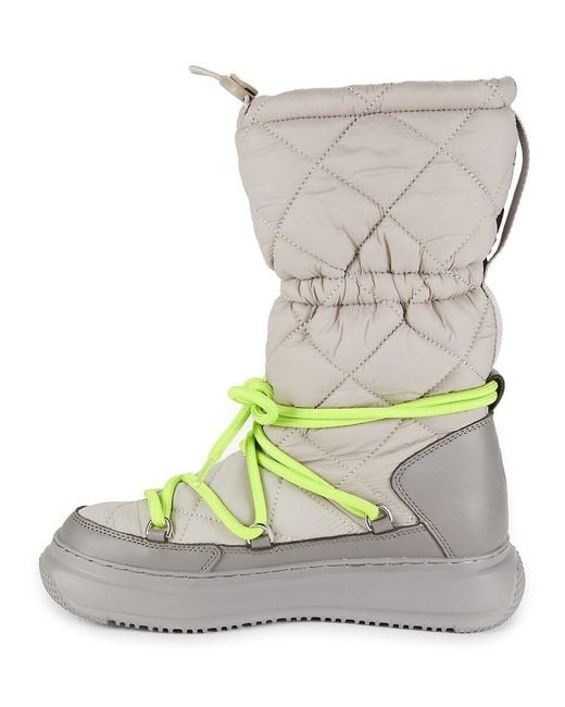 Pajar Gray Gravita Quilted Boots