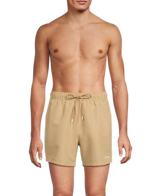 Calvin Klein Men's Black Logo Swim Shorts
