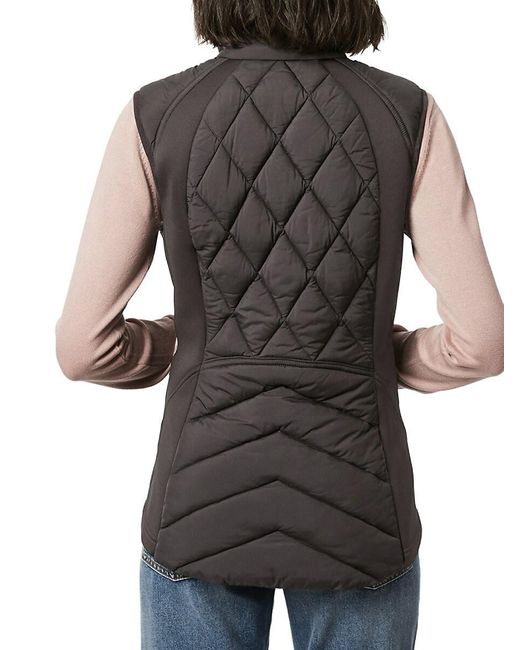Bernardo Gray 'Quilted Zip Vest