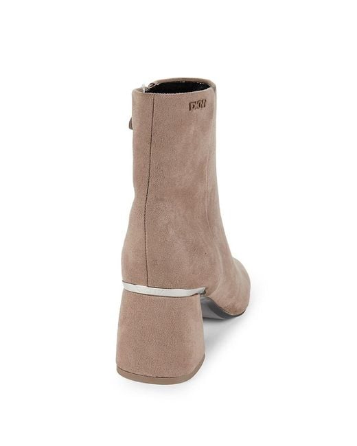 DKNY Brown Caleena Ankle Boots