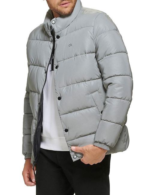 Calvin klein sales puffer jacket reflective