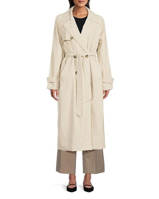 Vero Moda Natural Polyester Trench Coat