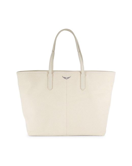 Zadig & Voltaire Natural Mick Wings Tote