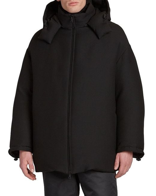 Valentino Black Nylon Down Jacket for men