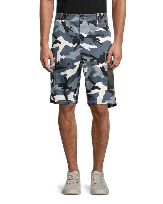 gray camouflage shorts