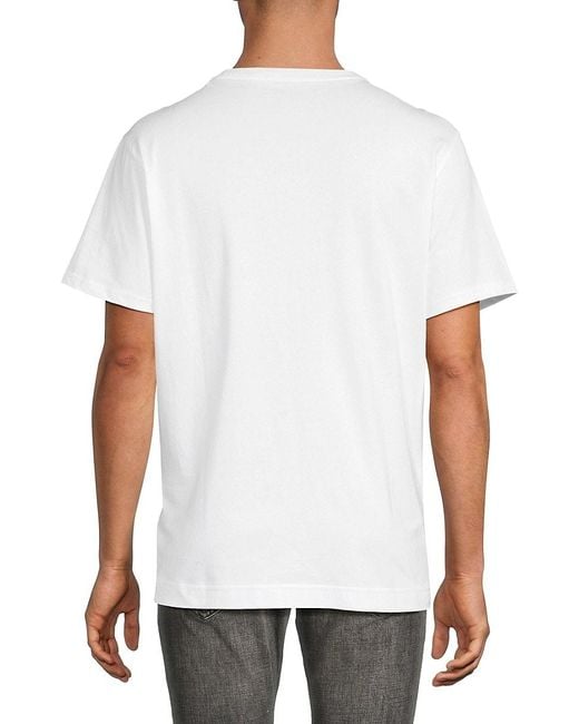 Robert Graham White Cerone Graphic T-Shirt for men