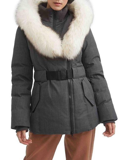 Toboggan Canada Black Eva-B Faux Fur Sweetheart Down Jacket