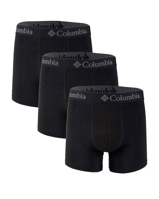 Columbia Cotton 3pack Logo Boxer Briefs in Black for Men Lyst UK