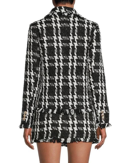 Walter Baker White Damon Pattern Blazer