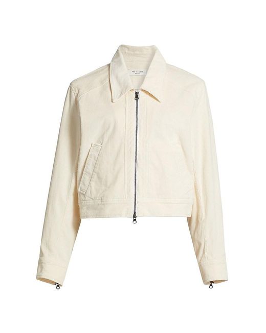 Rag & Bone Blue Anya Corduroy Jacket